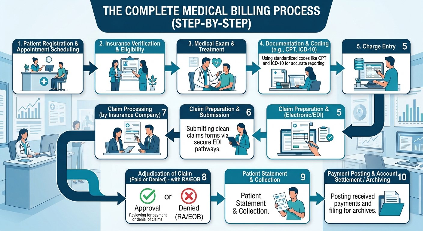 The Complete Medical Billing Process Step-by-Step